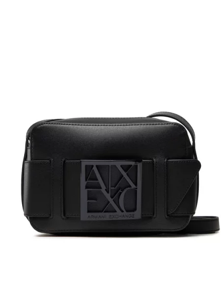 ARMANI EXCHANGE Rankinė su ilgu dirželiu juoda