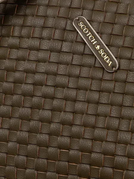 Кожаная сумка Scotch & Soda