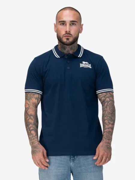 LONSDALE Tricou RHODES deschis / bleumarin bej