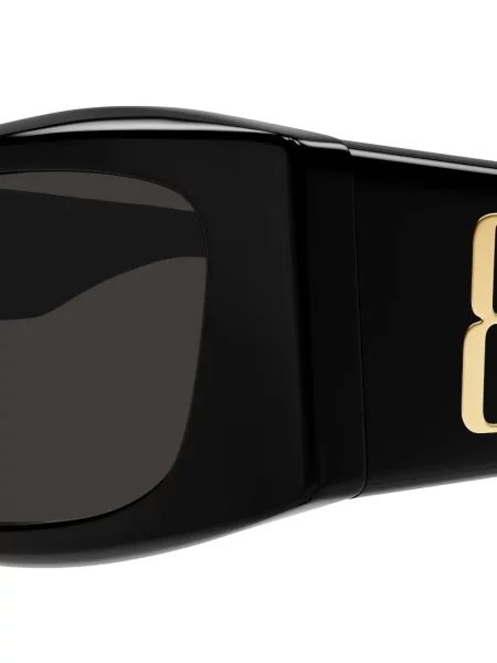 Правоъгълни слънчеви очила Balenciaga Eyewear черно