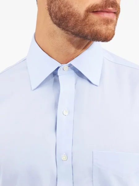 Cămașă Brooks Brothers lungă albastru