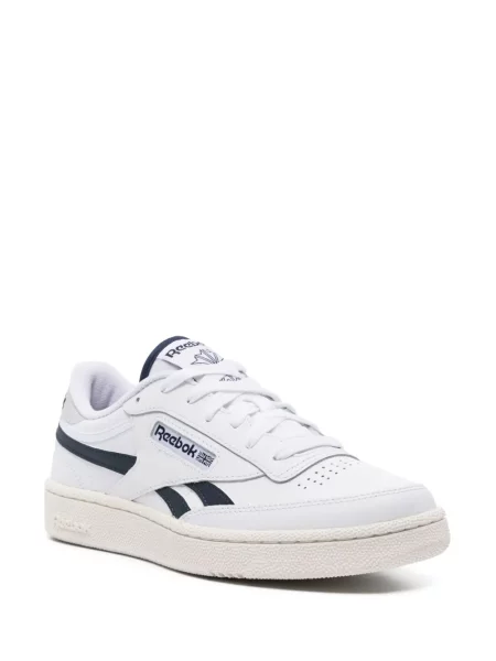 Iš natūralios odos sportbačiai Reebok Revenge balta