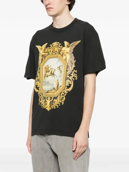 Tricou Melt cu imagine gri