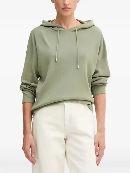 Hanorac cu glugă Benetton cu cordon verde