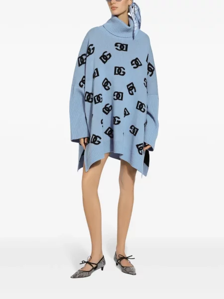 Kabát Dolce & Gabbana modrý