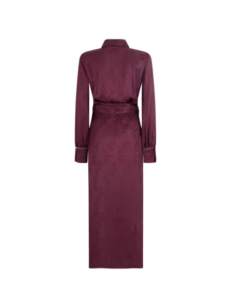 Stras rochie maxi John Richmond din jacard roșu