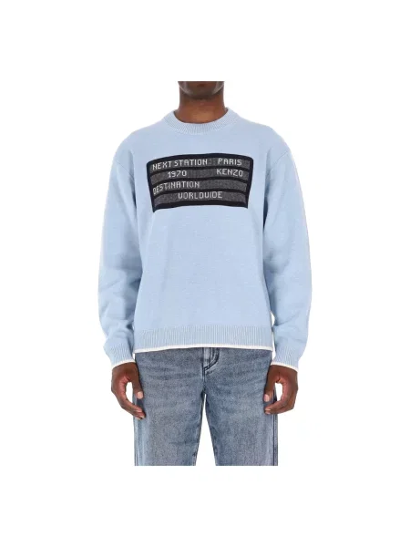 Sweter Kenzo niebieski