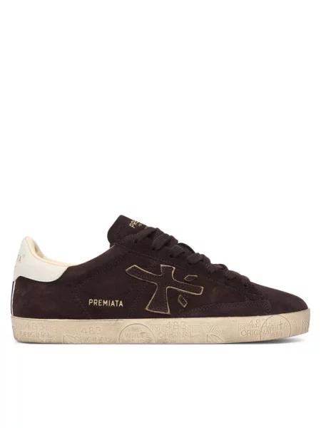 Sneakersy Premiata Stevend Var Tmavo hnedá