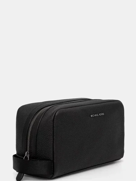 Michael Kors kosmetyczka skórzana czarny