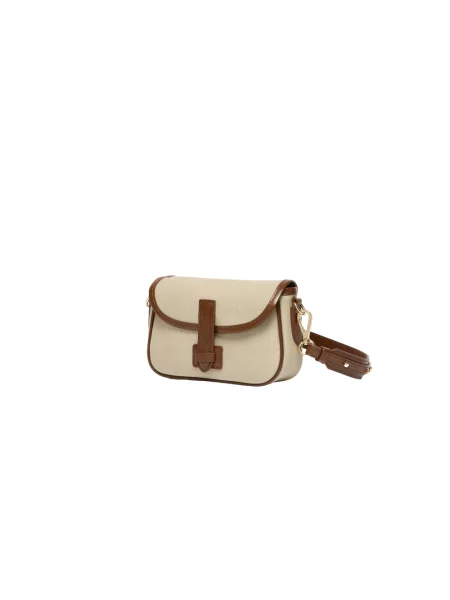 Torebka crossbody Weekend Max Mara beżowa