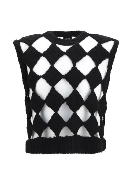 Vestă Rick Owens tricotate negru