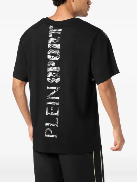 Тениска Plein Sport с тигров принт черно