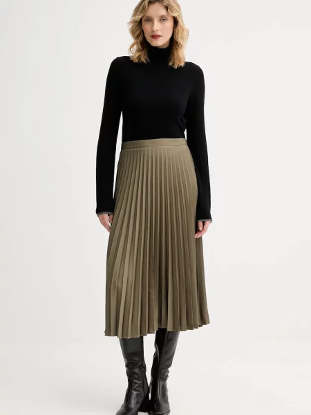 Спідниця Marc O'Polo midi розкльошена зелений