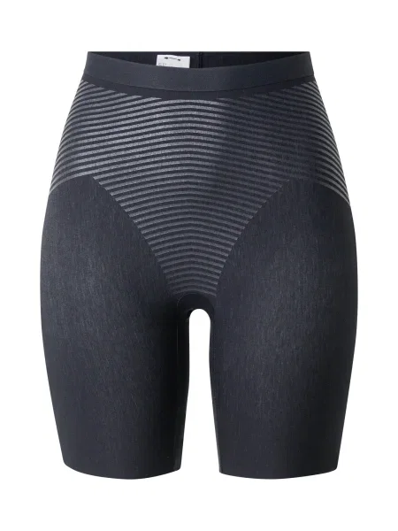 SPANX Hlače za oblikovanje pegasto siva / pegasto črna