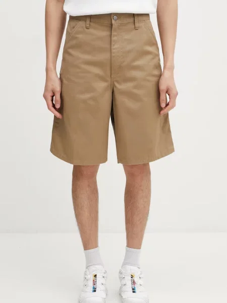 Bermudy z kieszenią z tyłu Carhartt Work In Progress beżowe