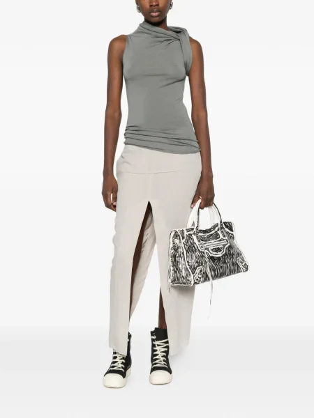 Top Rick Owens fără mâneci gri