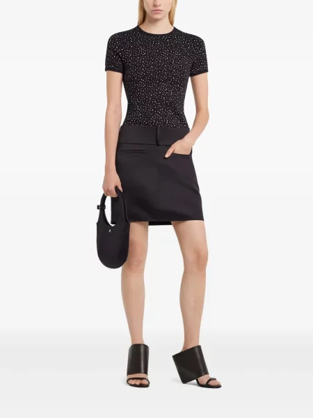 Tricou Courreges negru