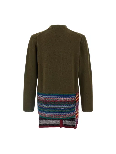 Kardigan Comme Des Garcons wełniany zielony