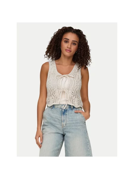 ONLY Marškinėliai Lizzy Regular Fit smėlio