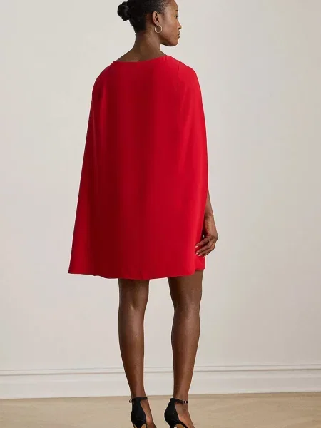 Lauren Ralph Lauren sukienka mini dopasowana czerwony