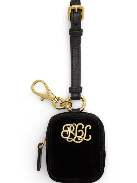 Obesek za ključe Lauren Ralph Lauren črna