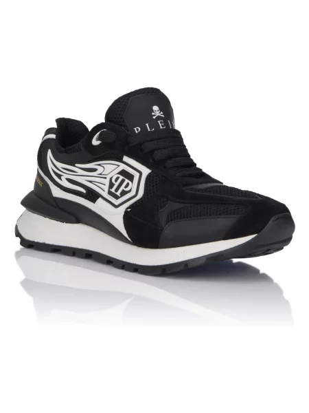 Sneakersy Philipp Plein skórzane czarne