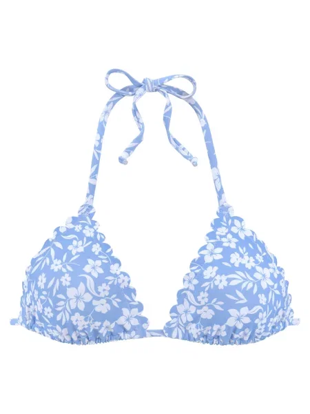 VIVANCE Bikini zgornji del modra bela