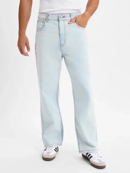 2Y Studios Dżinsy Adrik Basic Baggy Mężczyźni jednolity 30 niebieski