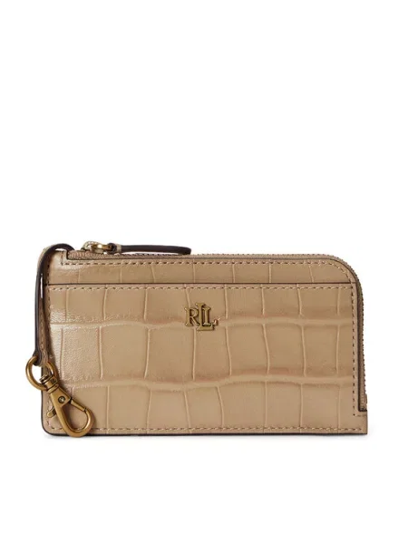 LAUREN RALPH LAUREN Etui na karty kredytowe beżowy