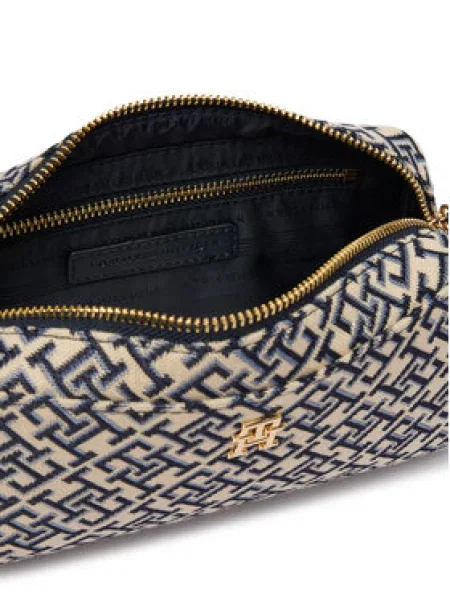 Tommy Hilfiger Rankinė Th Grace Camera Bag Jacquard Tamsiai mėlyna