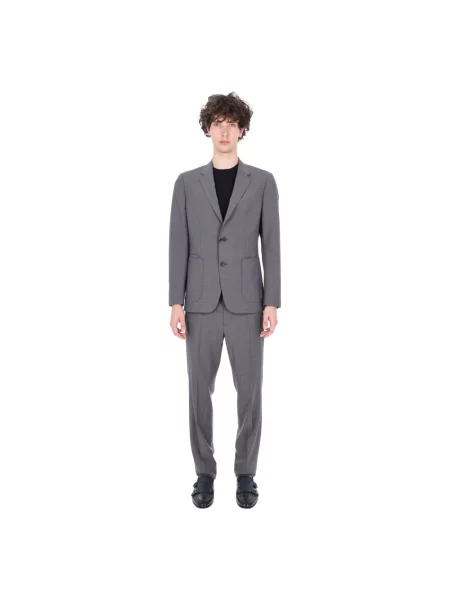 Garnitur Zegna wełniany szary
