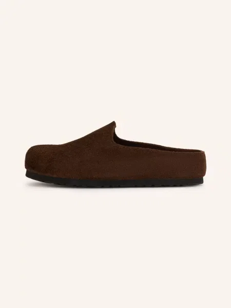 Birkenstock Amsterdam Wrapped LEVE kapcie zamszowe