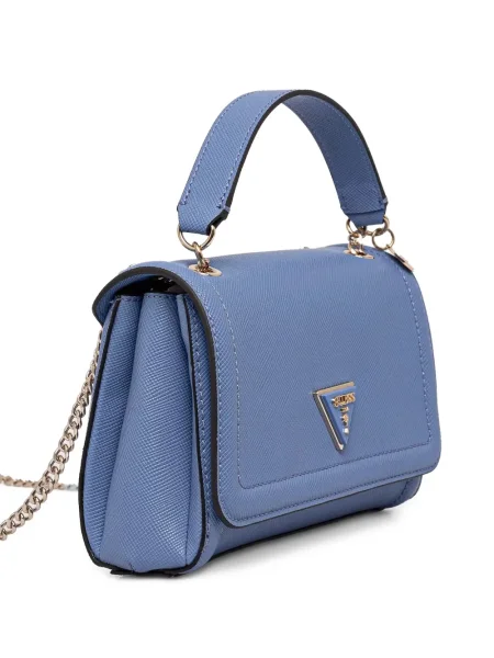 Τσάντα Guess με αυτόγραφο μπλε