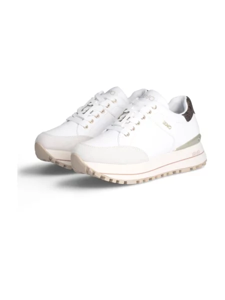 Sneakersy Liu Jo skórzane białe