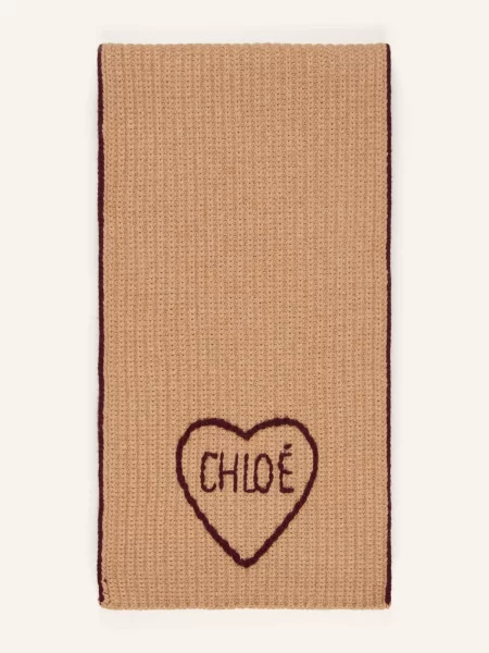 Šál Chloé fialový