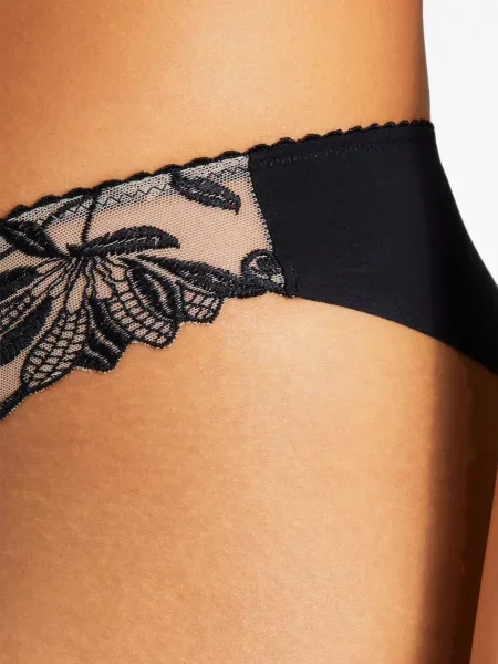 Chiloți briefs Aubade cu model floral negru