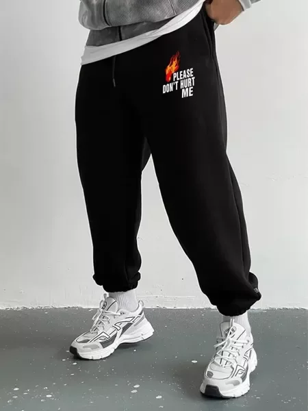 Pantaloni de trening Dewberry negru