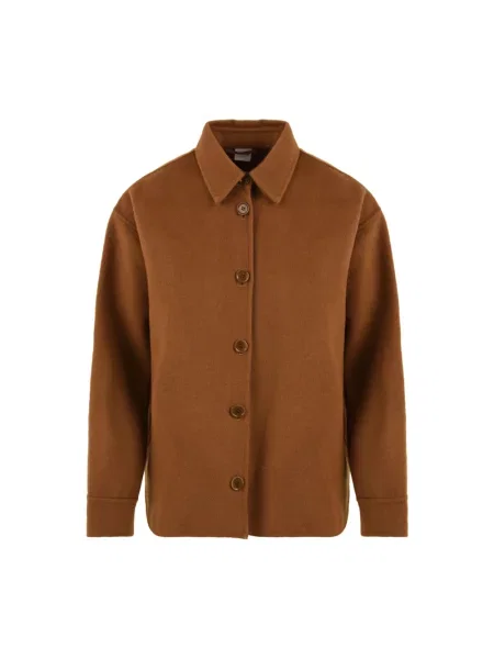 Kurtka Aspesi wełniana brązowa