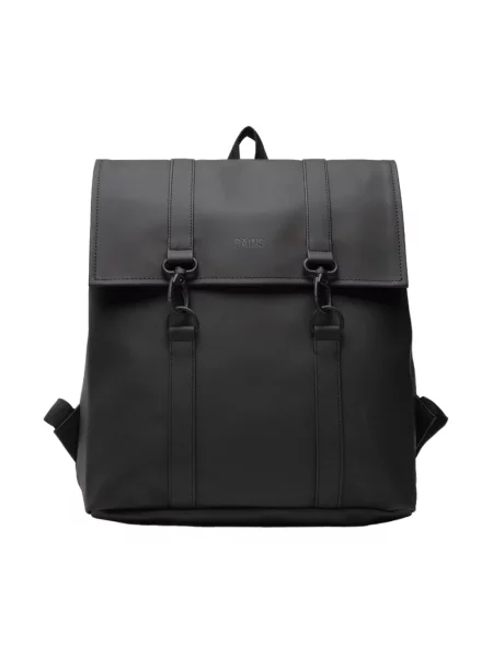 Rains MSN Bag Black Unisex Plecaki i torby Rains Size: One size czarny