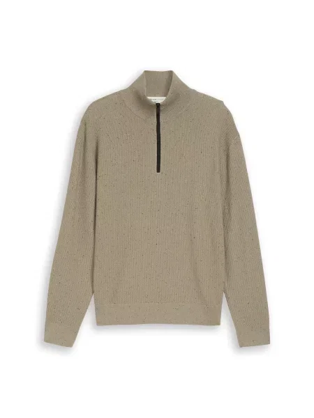 TOM TAILOR DENIM Pulover închis verde