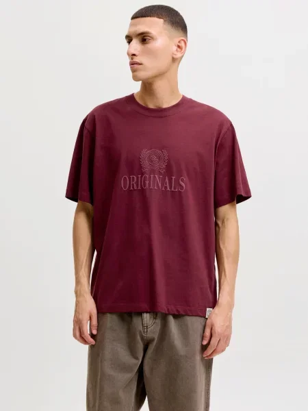JACK & JONES Tricou JORFREDERIKSBERG ciclam