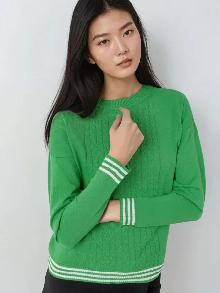 My fashion Pulover Pullover' zelena