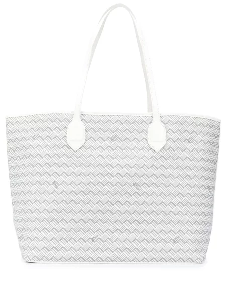 Geantă shopper Delage alb