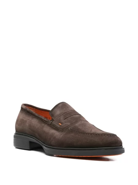 Pantofi loafer Santoni maro