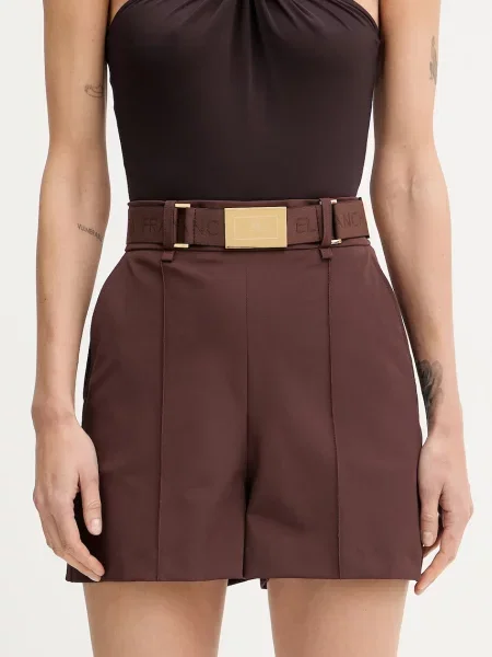 Elisabetta Franchi pantaloni scurți maro