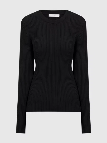 Джемпер в рубчик Co чорний