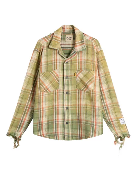 Koszula Gallery Dept. flanelowa zielona