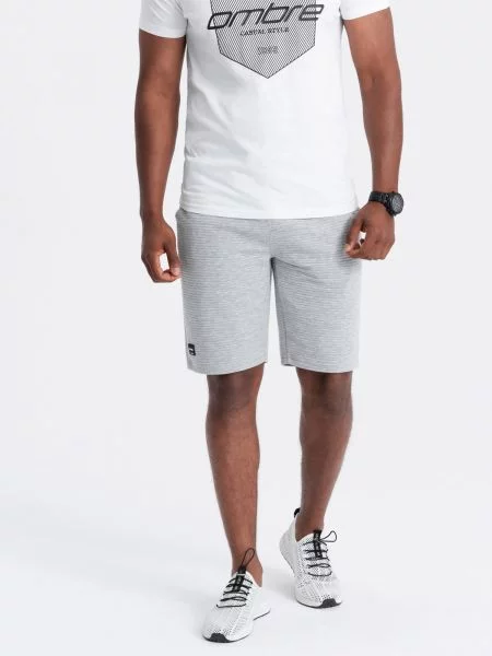 Krátké kraťasy Ombre šedé