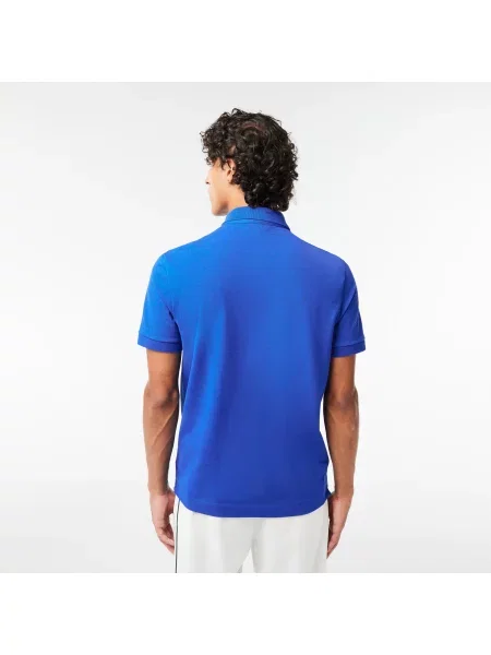 Lacoste Koszulka Polo Smart Paris Z Elastycznej Bawełny niebieska
