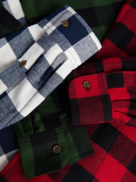 Клетчатая рубашка Reserved зеленая